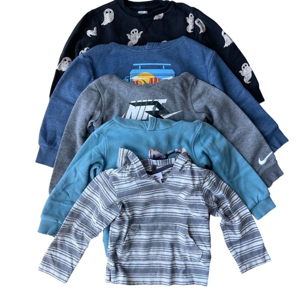 Kids Sweatshirts Bundle of 5 Size 4T-4 Nike Old Navy